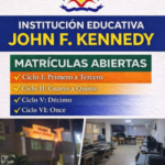 Fotos del colegio Kennedy y sala de informatica. Matriculas abiertas. Ciclo I: Primero a tercero Ciclo II: Cuarto a quinto Ciclo V: Décimo Ciclo VI: Once