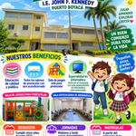 ¡Matrículas abiertas para Transición 2027! 🎒📚 En la I.E. John F. Kennedy seguimos construyendo grandes comienzos para nuestros niños y niñas. Contamos con educación pública de calidad, aulas de preescolar con aire acondicionado, sala de juegos exclusiva y sala especializada de informática para preescolar. ✅ Requisito: cumplir 5 años durante 2027. ✅ Jornadas mañana y tarde, según disponibilidad. 📅 Matrículas a partir del miércoles 9 de septiembre de 2026. 📲 Más información: 321 802 4710 – Yorleny Aparicio, Secretaría General.